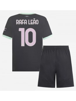 AC Milan Rafael Leao #10 Dječji Rezervni Dres kompleti 2024-25 Kratak Rukavima (+ kratke hlače)